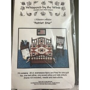 Whispered Wind Counted Cross Stitch Mini Collection Patriot Star‎
